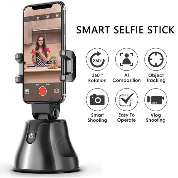 Apai Genie S1 Auto Smart Shooting 360 Degree Object Tracking Smart Phone Holder - Black Apai Genie S1 Auto Smart Shooting 360 Degree Object Tracking Smart Phone Holder - Black